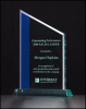 Zenith Acrylic Award with Blue Highlight